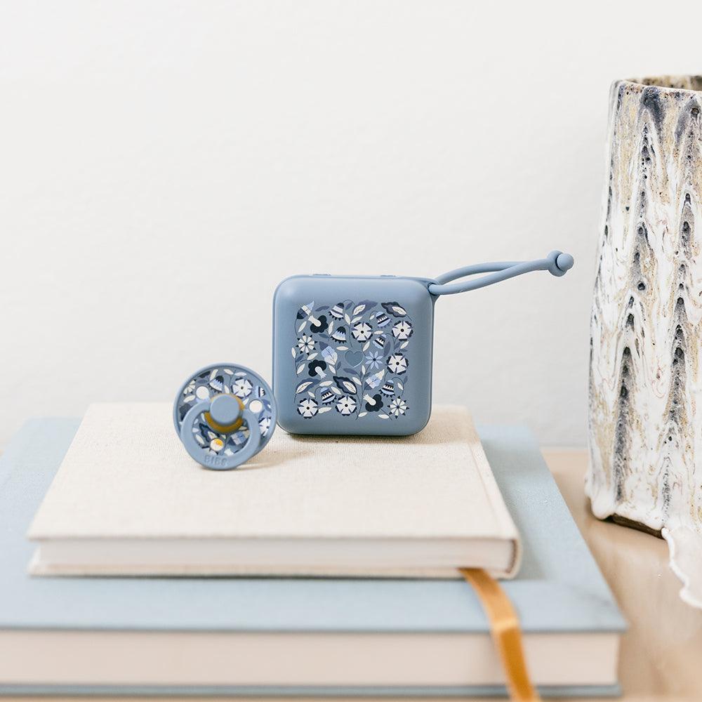 BIBS x LIBERTY Pacifier Box - Bobo Petrol - BIBS