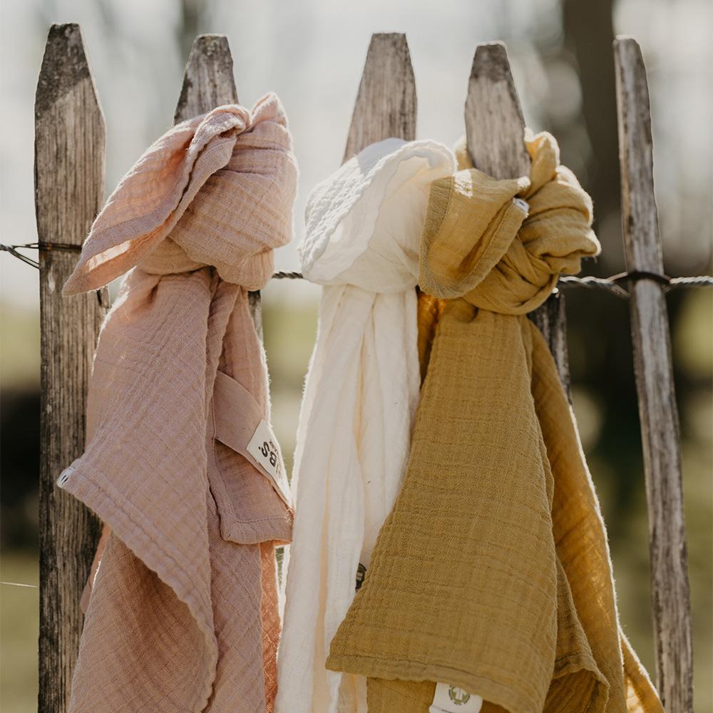 BIBS Muslin Swaddle Ivory