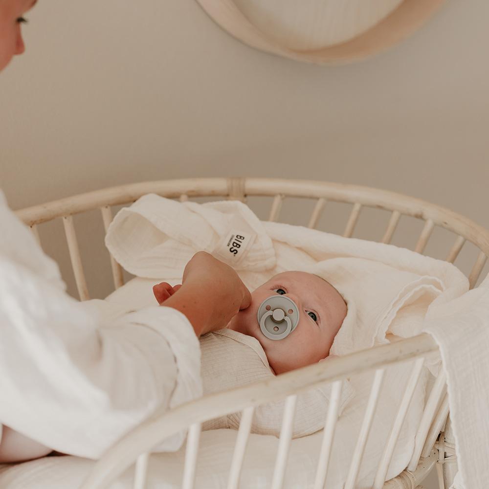BIBS Muslin Swaddle Ivory