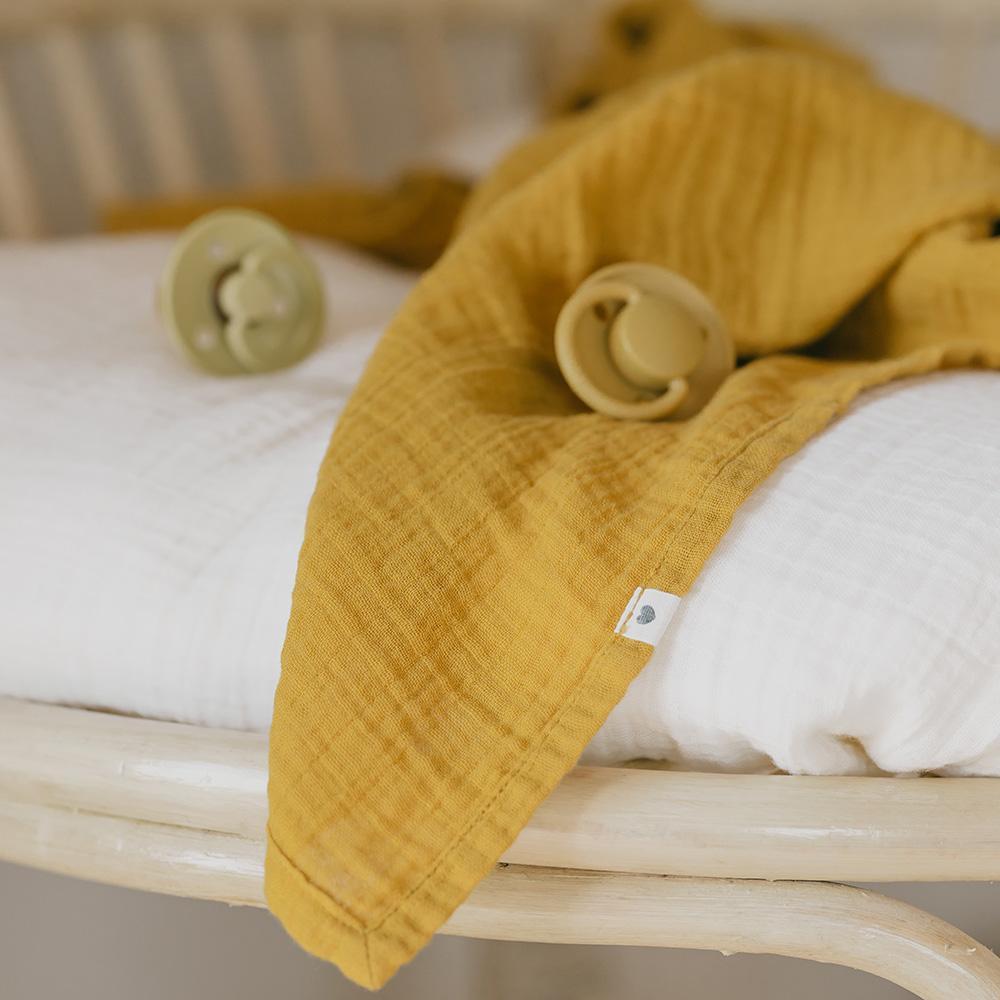 BIBS Muslin Swaddle Mustard