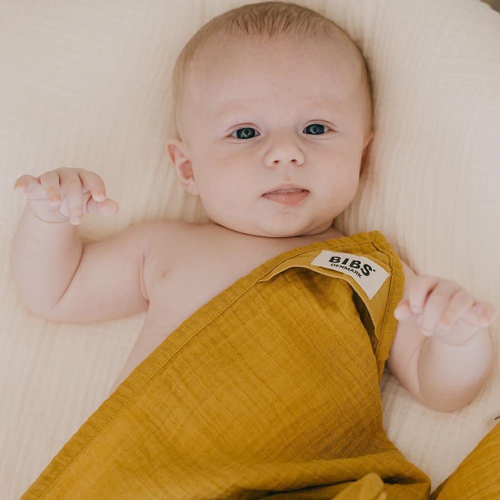 BIBS Muslin Swaddle Mustard