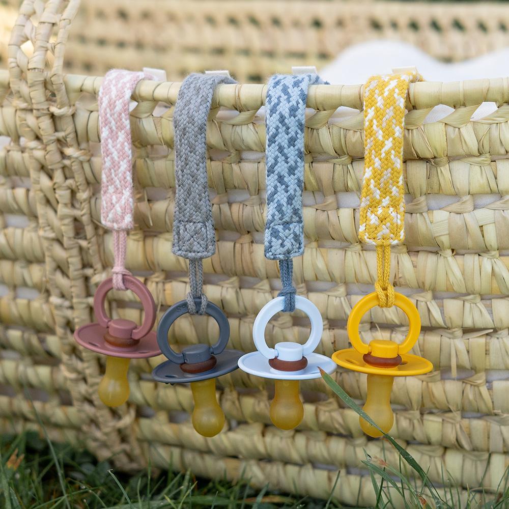 BIBS Pacifier Clip Petrol/Baby Blue