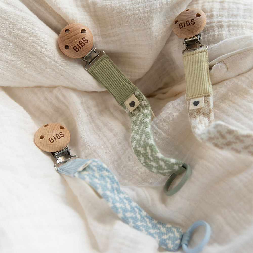 Pacifier Clip Violet Sky/Mauve