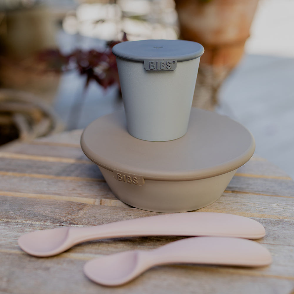 BIBS Dinner Plate Set Vanilla