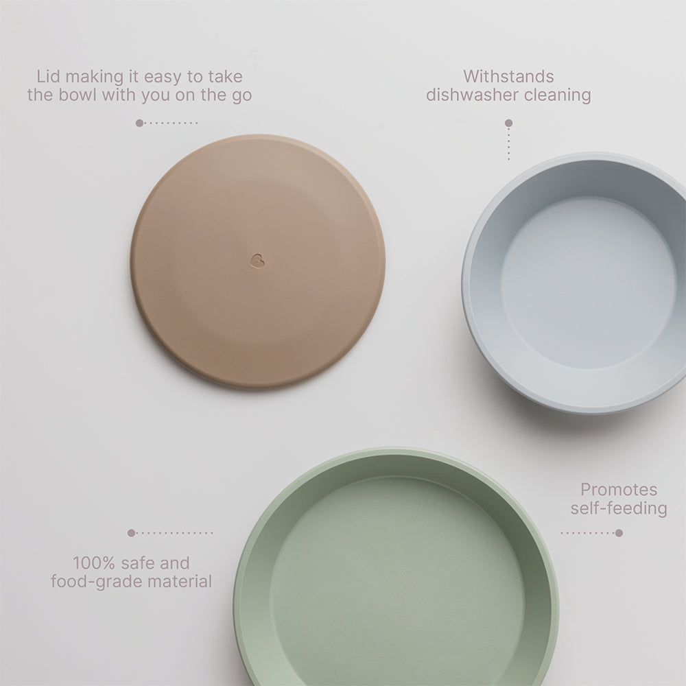 BIBS Dinner Plate Set Cloud