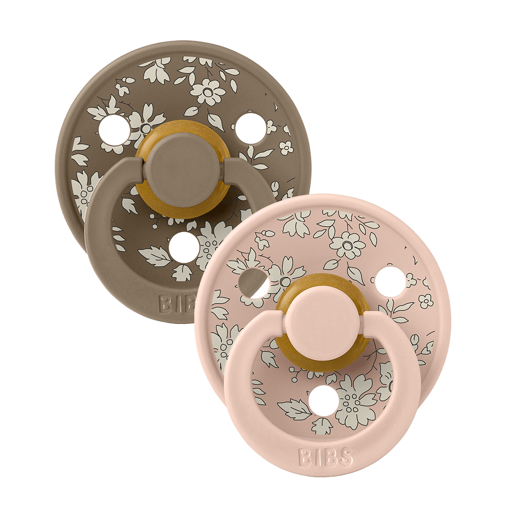 BIBS x LIBERTY Colour 2 Pack Capel - Blush Mix - BIBS