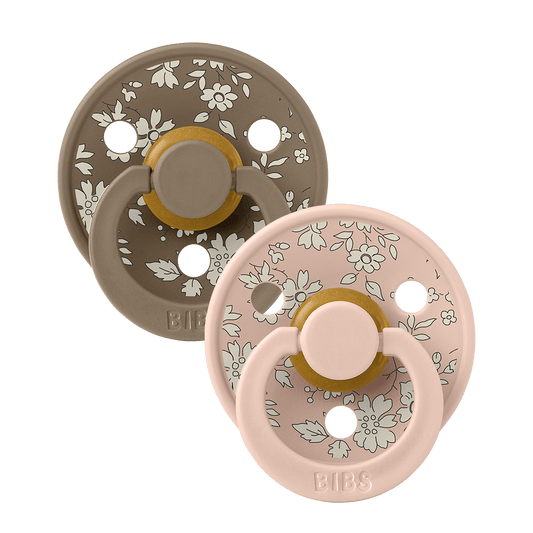 BIBS x LIBERTY Colour 2 Pack Capel - Blush Mix - BIBS