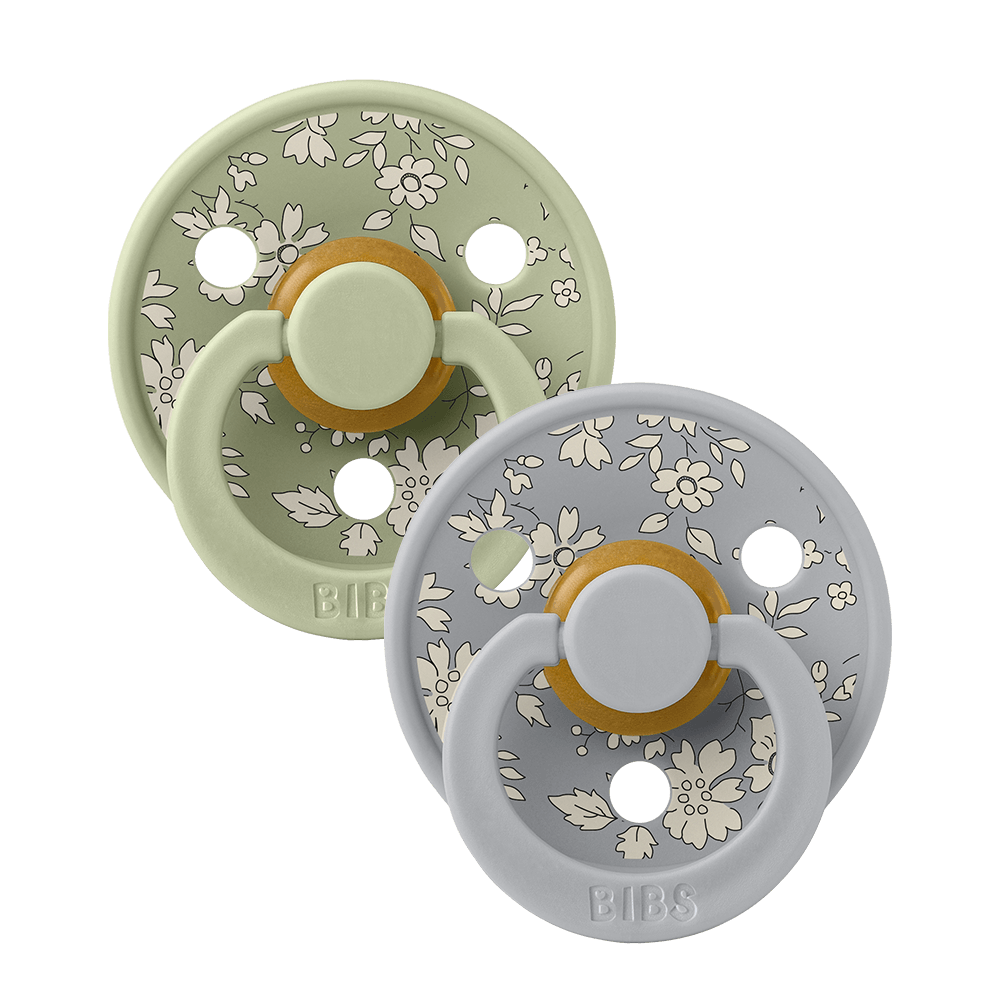 BIBS X LIBERTY Colour 2 Pack Bundle - Sage Bouquet - BIBS