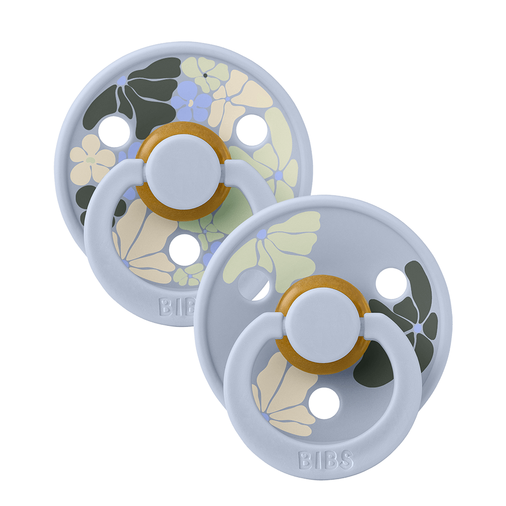 STUDIO Colour 2 Pack Morning Bloom - Dusty Blue Mix - BIBS