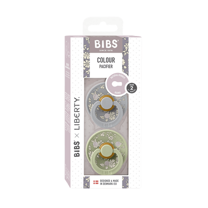 BIBS x LIBERTY Colour 2 Pack Capel - Sage Mix - BIBS