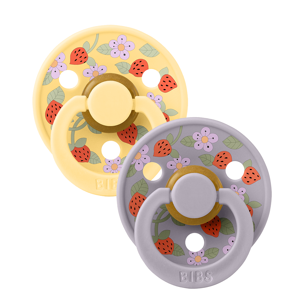 bibs strawberry printed pacifiers