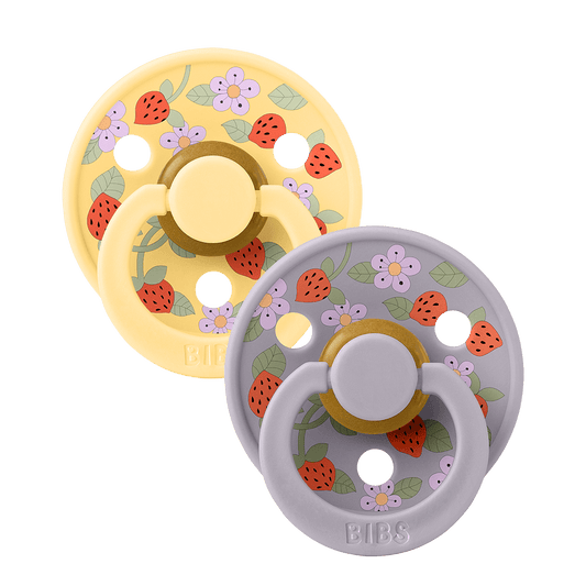 bibs strawberry printed pacifiers
