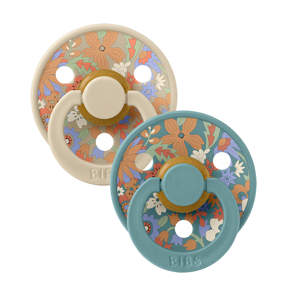BIBS x LIBERTY Colour 2 Pack June Blossom - Vanilla Hush Mix - BIBS