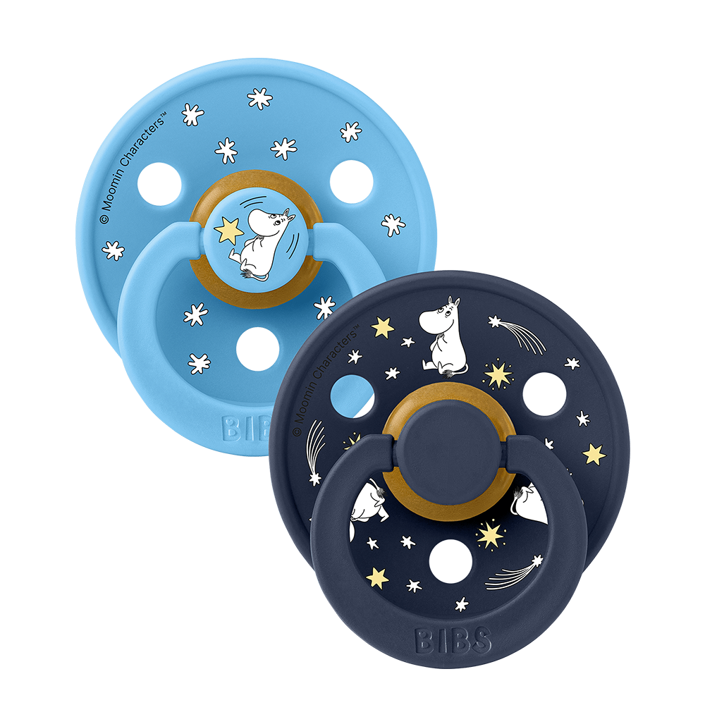 BIBS x Moomin Colour 2 pack Good Night - Breeze mix