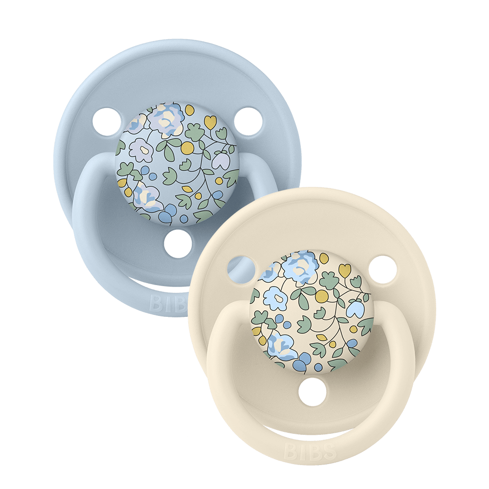 BIBS X LIBERTY De Lux 2 Pack Bundle - Colorful Blossoms - BIBS