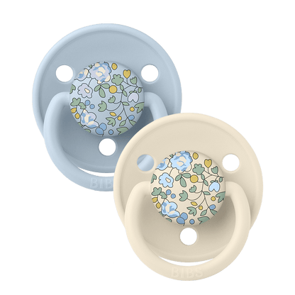 BIBS X LIBERTY De Lux 2 Pack Bundle - Colorful Blossoms - BIBS