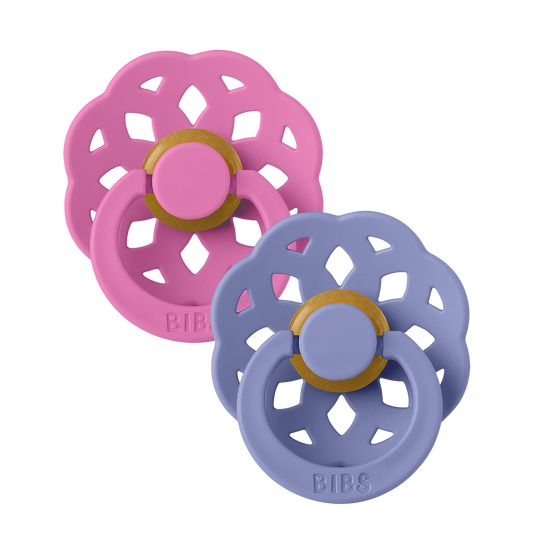 Boheme Pacifiers 2 Pack - Bubblegum/Peri - BIBS