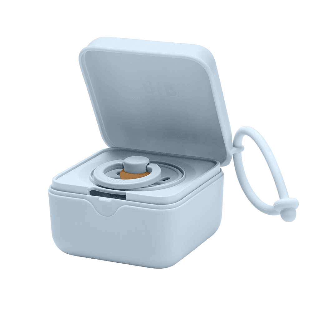 BIBS x LIBERTY Pacifier Box - Chamomile Lawn Baby Blue - BIBS