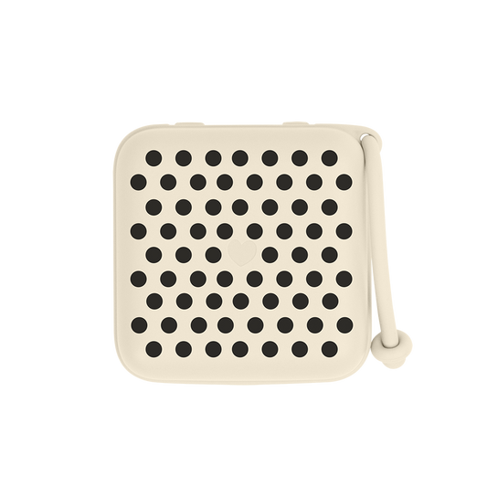 STUDIO Pacifier Box Polka - Ivory/Black