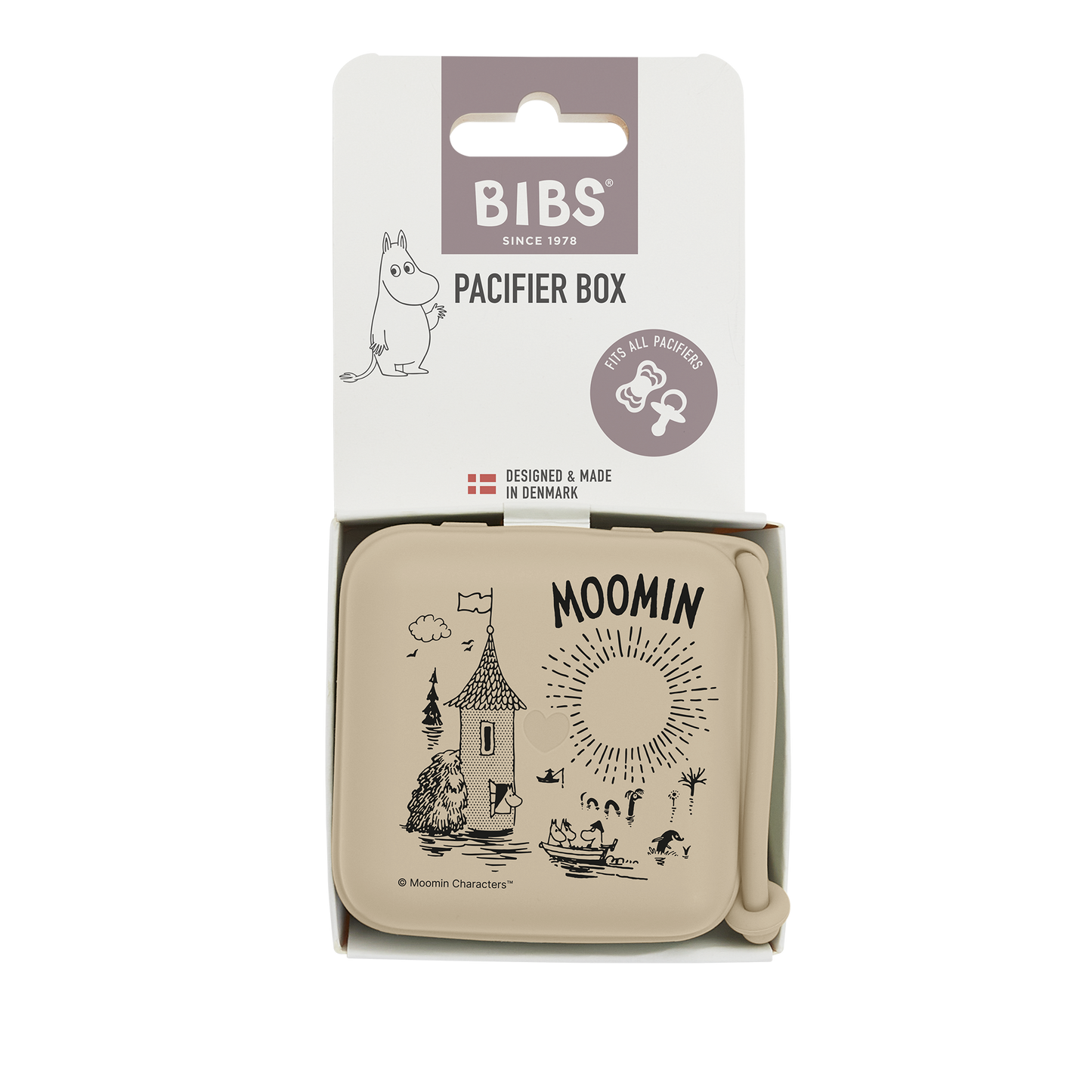 BIBS x Moomin Pacifier Box - Vanilla