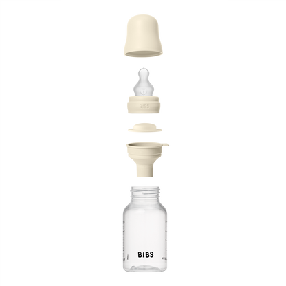 Baby BPA-Free PP Bottle Set 150ml Silicone - Ivory