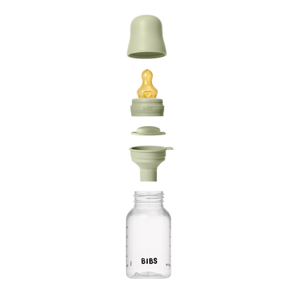 Baby Bottle Complete Set 150ml Latex - Sage