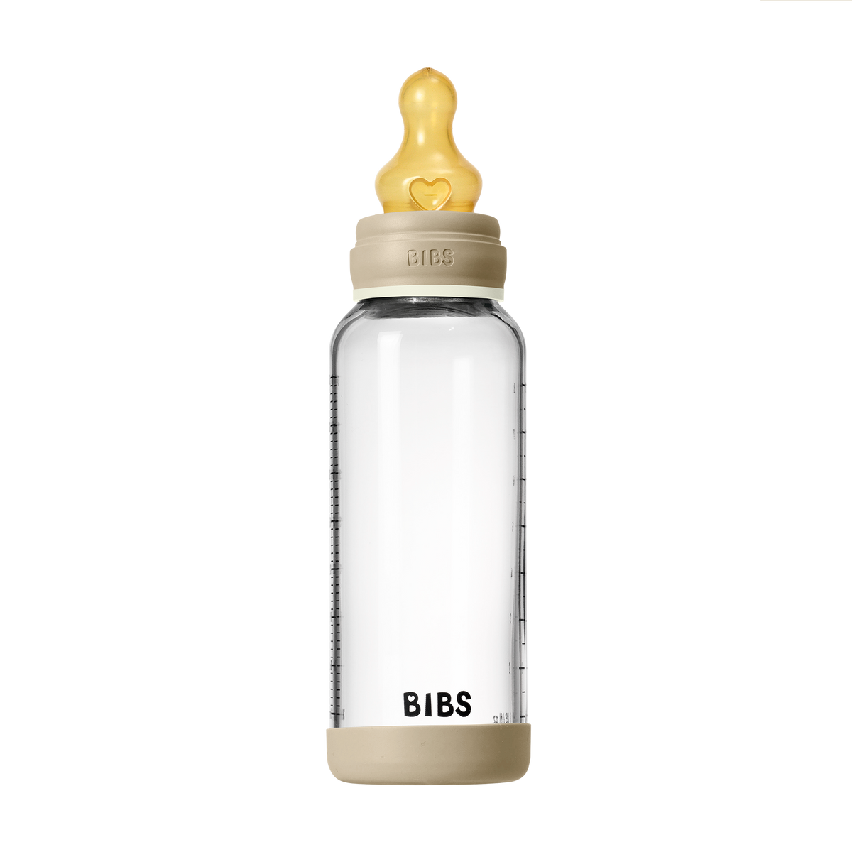 Baby Glass Bottle Glow Set 240ml Latex - Vanilla
