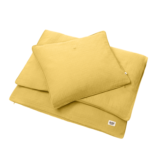 Baby Bedding - Mustard - BIBS