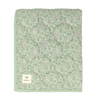 BIBS x LIBERTY Quilted Blanket Capel - Sage - BIBS