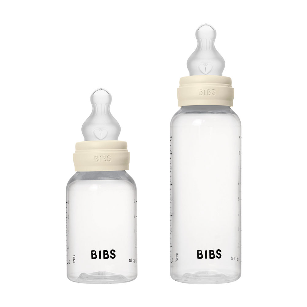 Baby Bottle Grow and Flow set 150ml/270ml Silicone - Ivory