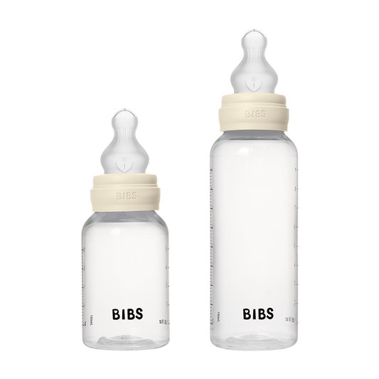 Baby Bottle Grow and Flow set 150ml/270ml Silicone - Ivory