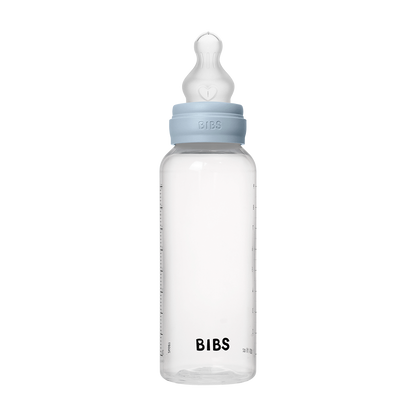 Baby Bottle Complete Set 270ml Silicone - Baby Blue