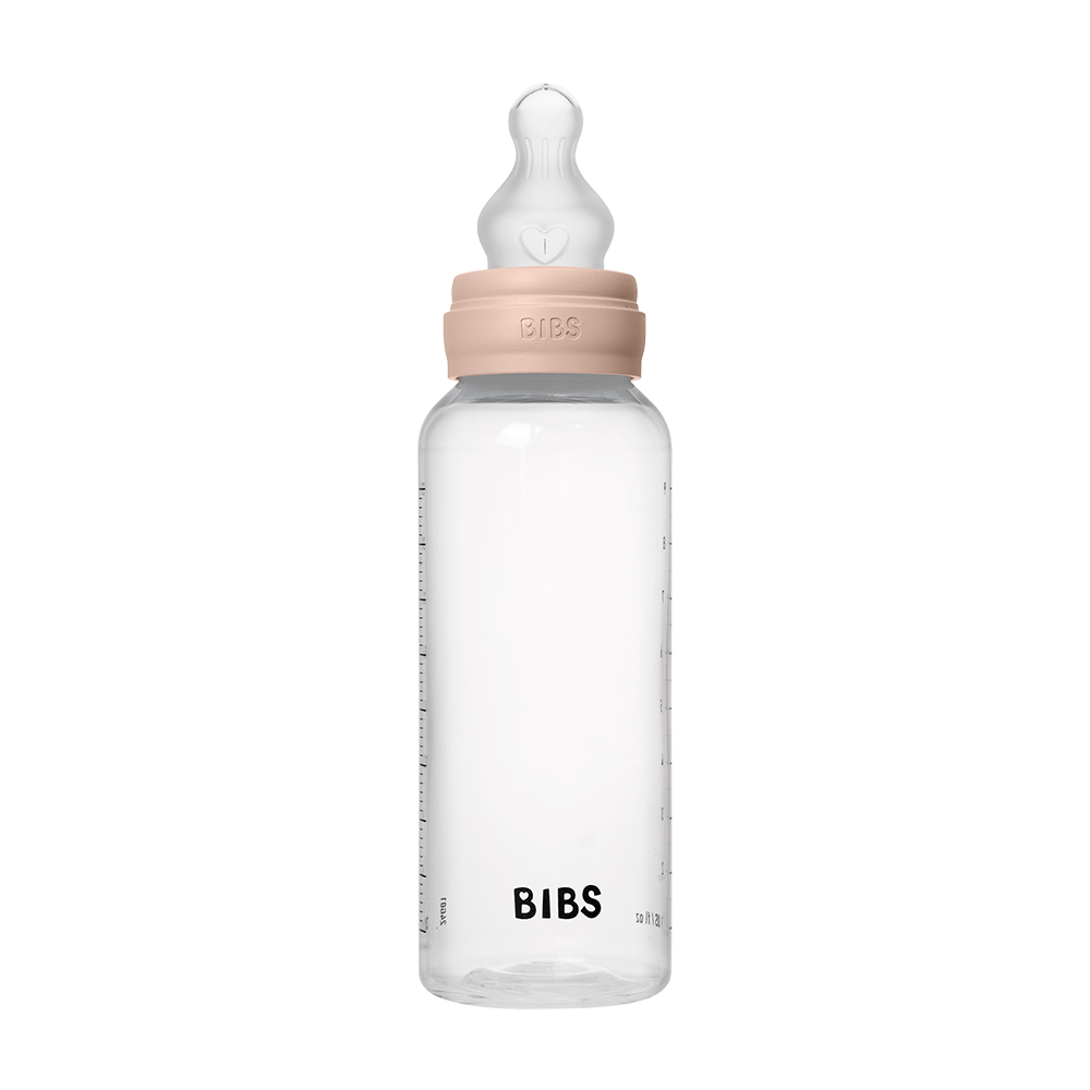 Baby Bottle Complete Set 270ml Silicone - Blush