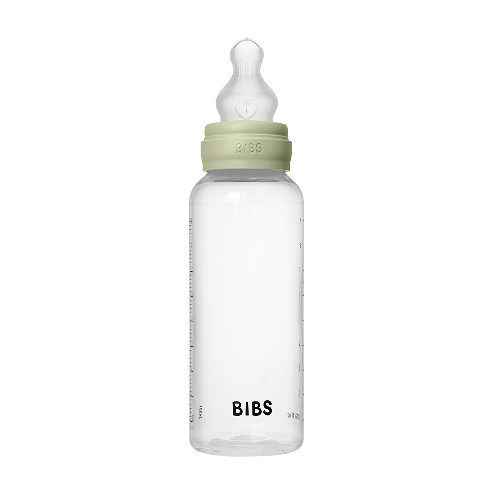 Baby Bottle Complete Set 270ml Silicone - Sage