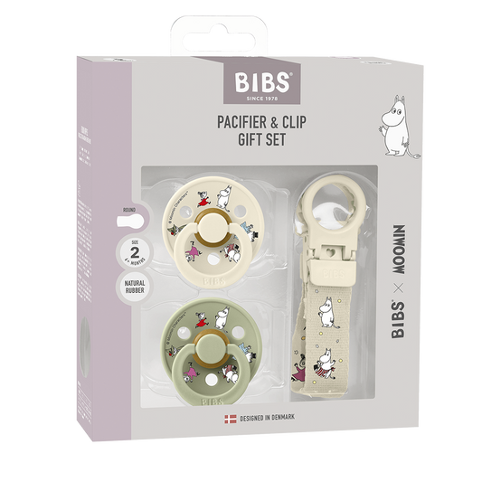 bibs x moomin pacifier giftset