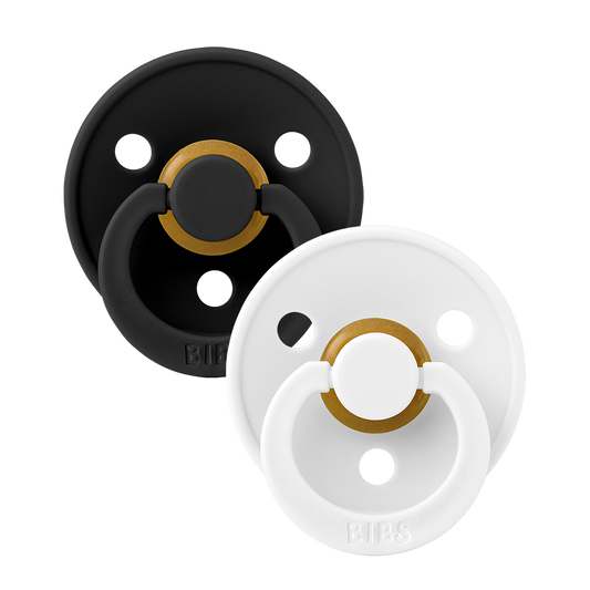 BIBS Colour 2 PACK Black/White [product_typ] - BIBS EU