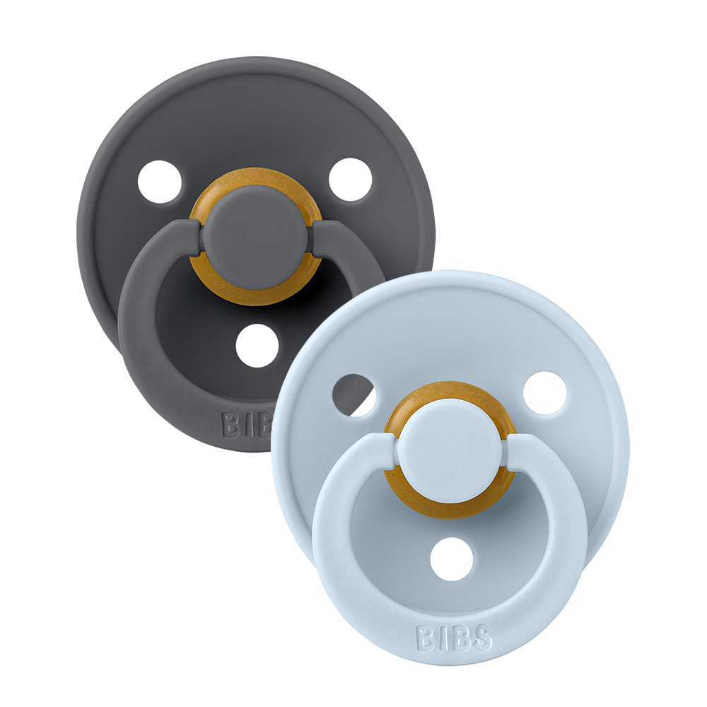 BIBS Colour 2 PACK Iron/Baby Blue [product_typ] - BIBS EU