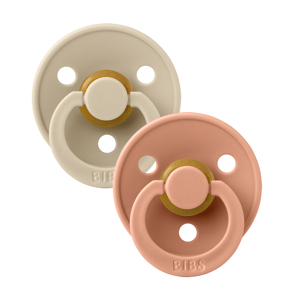 BIBS Colour 2 PACK Vanilla/Peach [product_typ] - BIBS EU