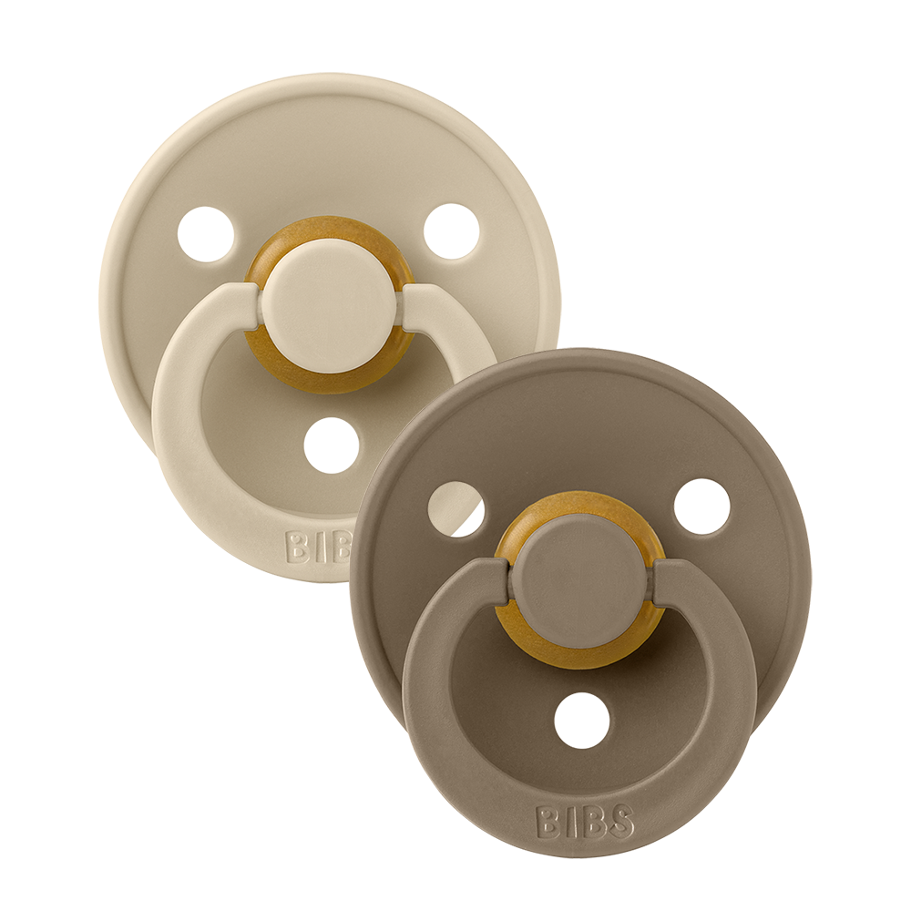 BIBS Colour 2 PACK Vanilla/Dark Oak [product_typ] - BIBS EU