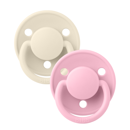 BIBS De Lux 2 PACK Ivory/Baby Pink [product_typ] - BIBS EU