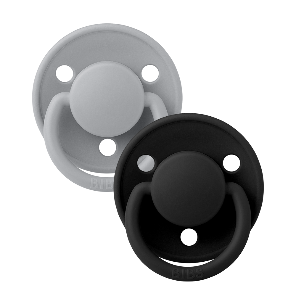 BIBS De Lux 2 PACK Cloud/Black [product_typ] - BIBS EU