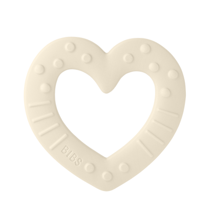 BIBS Baby Bitie Heart Ivory