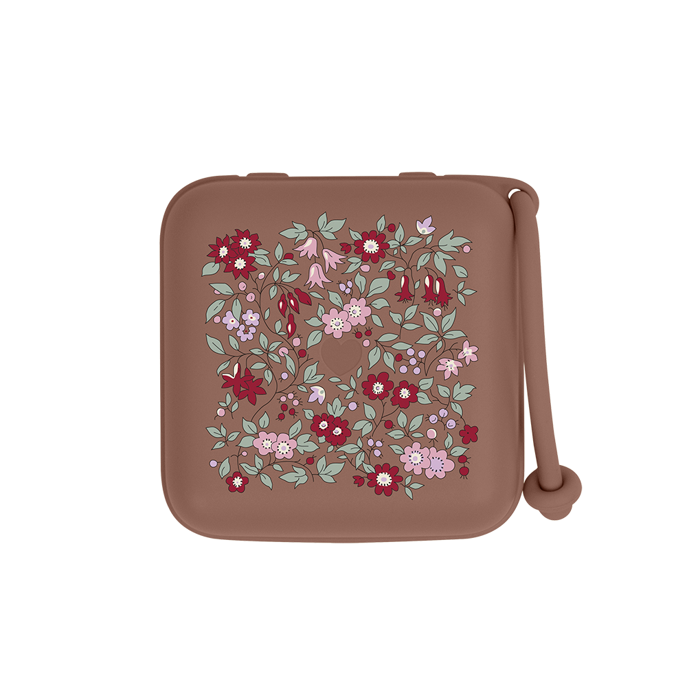 BIBS x LIBERTY Pacifier Box - Chamomile Lawn Woodchuck