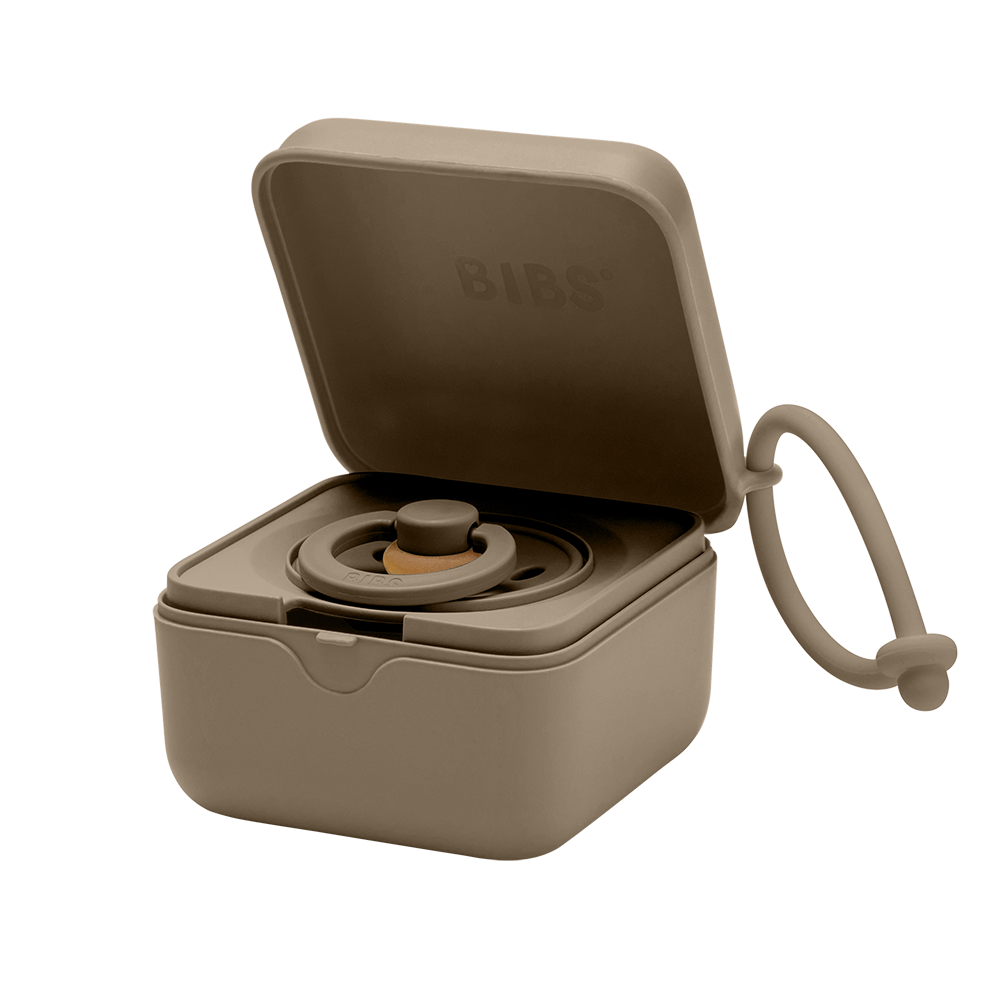 BIBS Pacifier Box Dark Oak