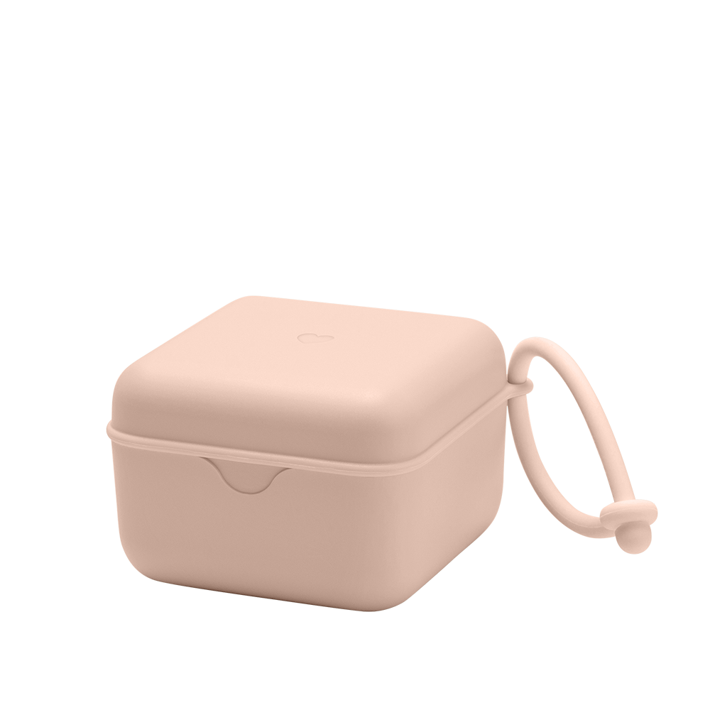 BIBS Pacifier Box Blush