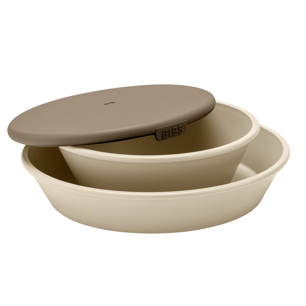 BIBS Dinner Plate Set Vanilla