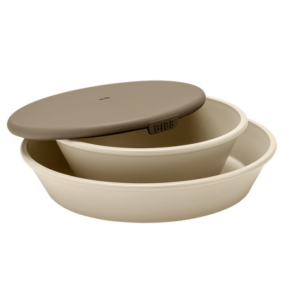 BIBS Dinner Plate Set Vanilla