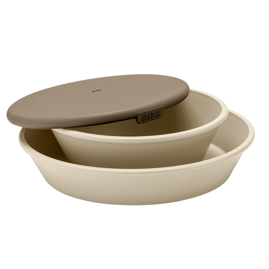 BIBS Dinner Plate Set Vanilla