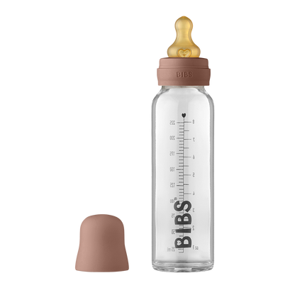 BIBS Baby Glass Bottle Complete Set 225ml Woodchuck