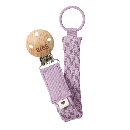 Pacifier Clip Violet Sky/Mauve